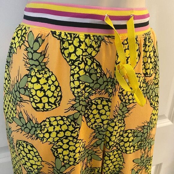 Ew Cuddl Duds Pineapple Lounge Set Sz Med - Picture 6 of 8